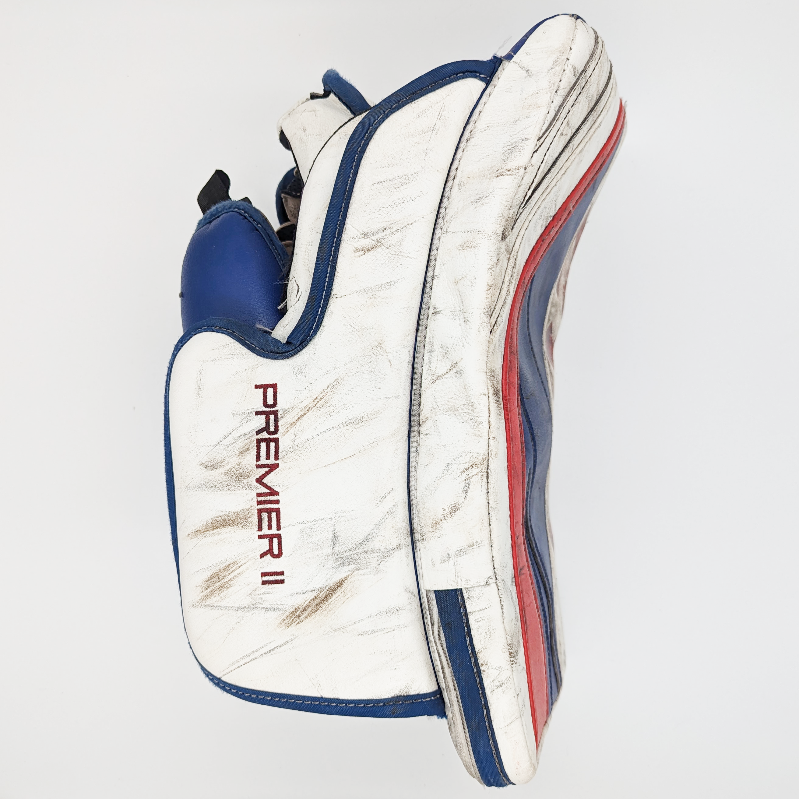 CCM Premier II - Ensemble de gardien de but d'occasion (blanc/rouge/bleu)